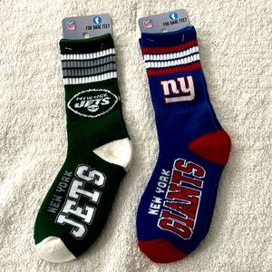 Jets & Giants youth socks one pair of each team